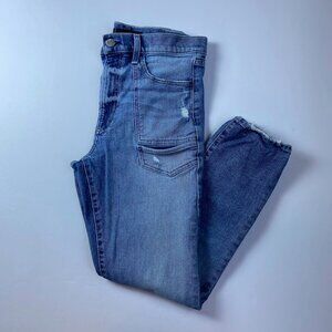 Joe’s Jeans, distressed The Luna High Rise Cigarette Ankle jeans, size 10/30